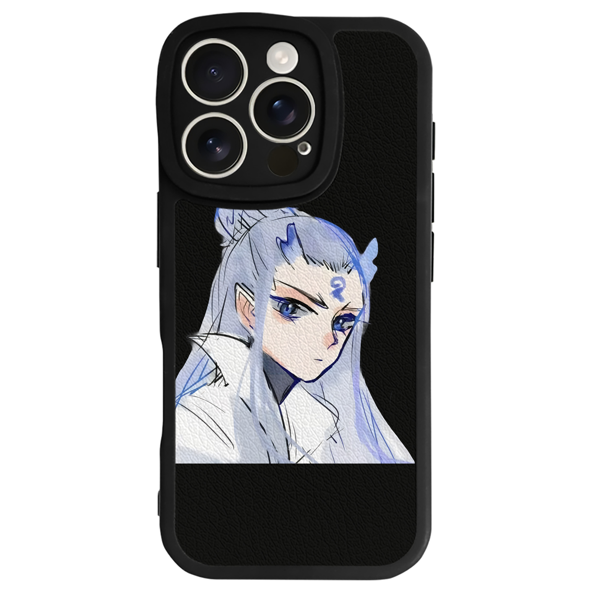 （画像用） Ne Zha 2 ナタ 魔童の大暴れ 【iPhone 16シリーズ対応】シリコンスマホケース（レザー調） 材質：シリコン